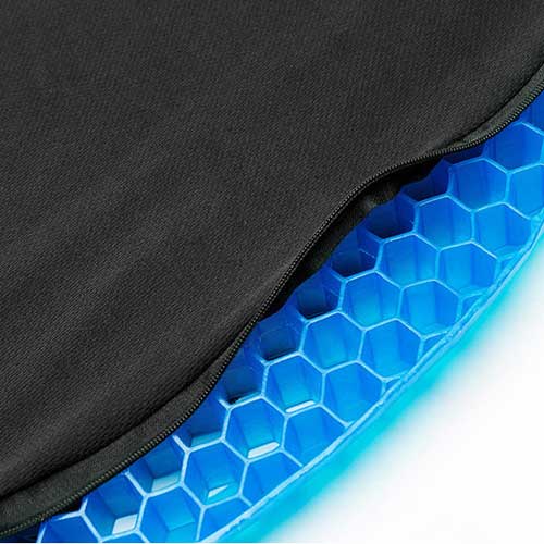 Cojín Ortopédico de Gel antideslizante para Silla de Oficina y Auto