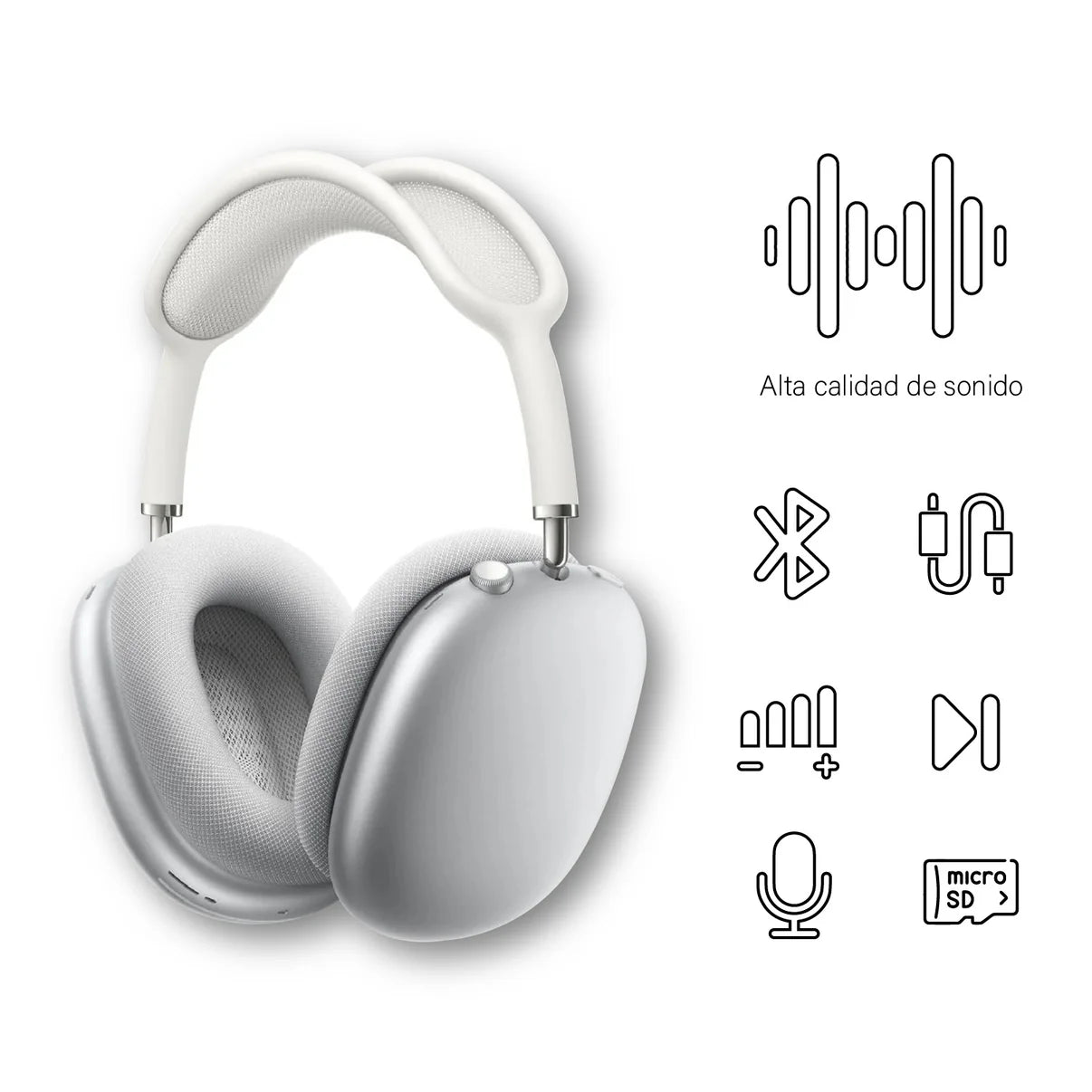 Audífonos P9 Plus Max Bass