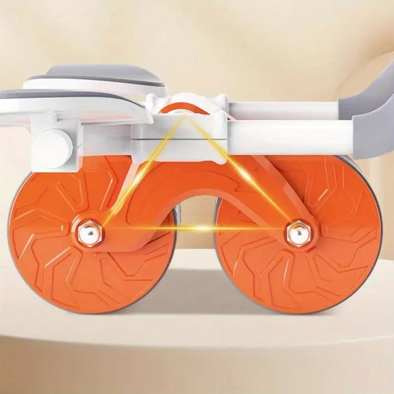 Rodillo de ejercicio abdominal 4 soportes