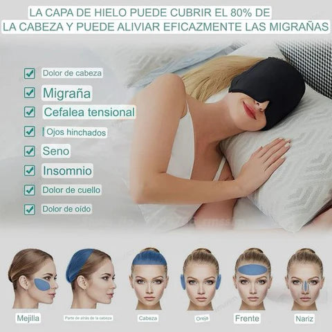 Gorro de Gel Antimigraña
