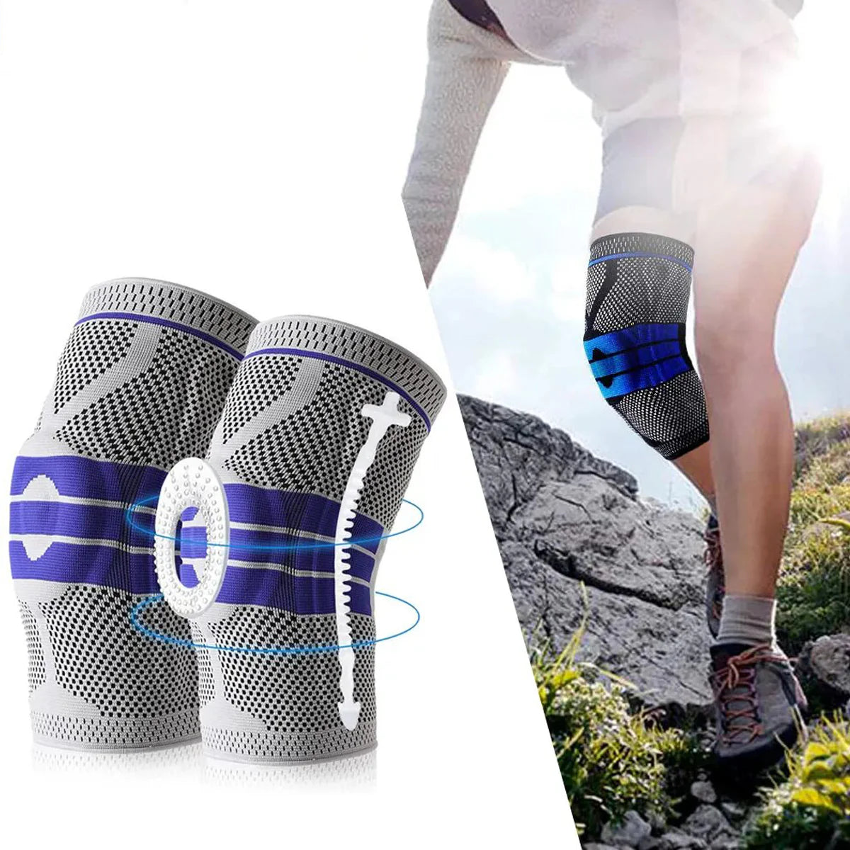 Rodillera de Amortiguación de Silicona