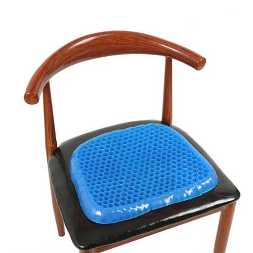 Cojín Ortopédico de Gel antideslizante para Silla de Oficina y Auto