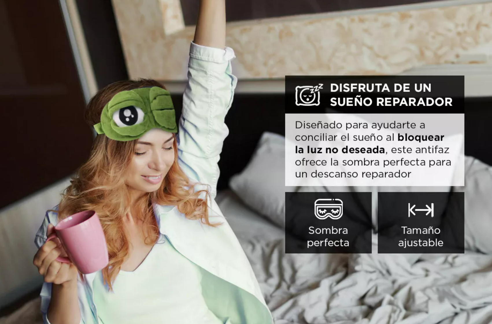 Antifaz Con Gel Para Dormir