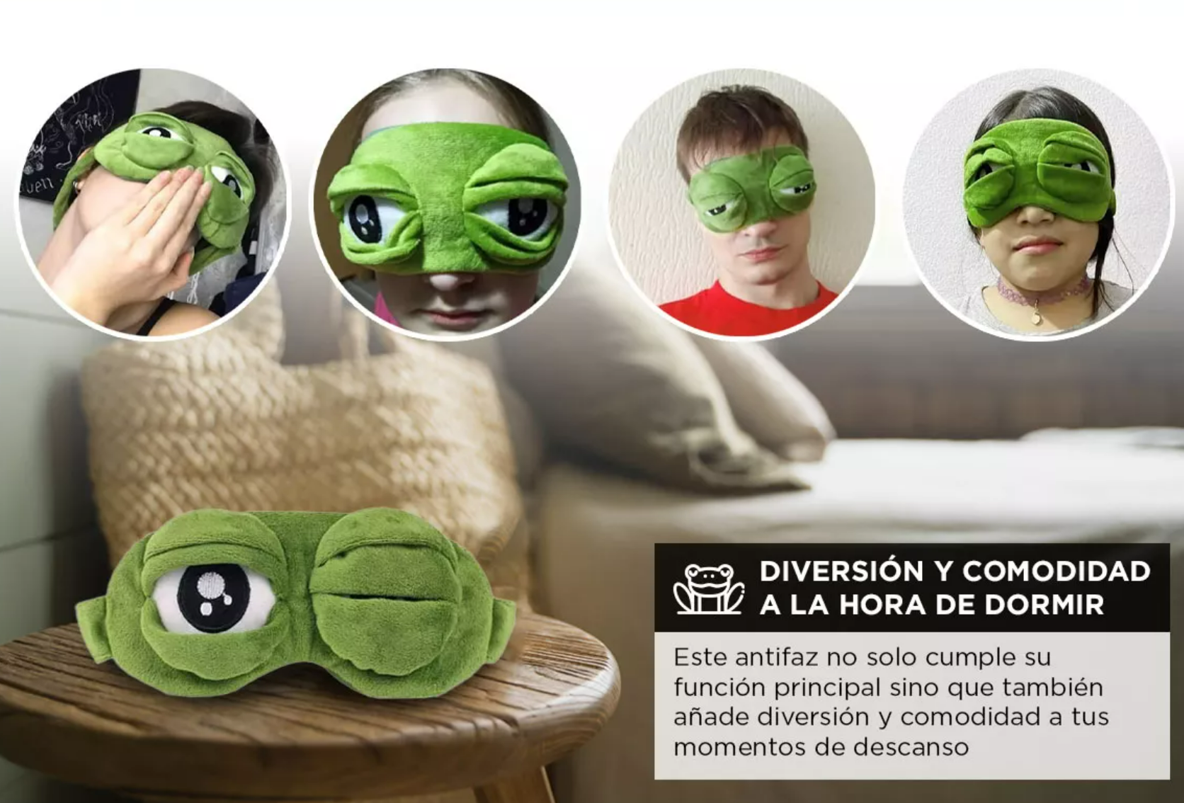 Antifaz Con Gel Para Dormir