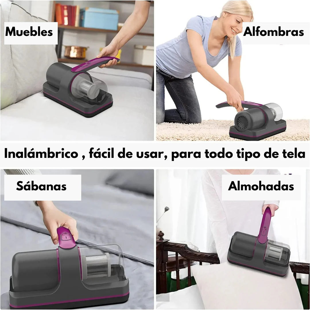 Aspiradora Inalámbrica Anti Ácaros - Con Sistema UV