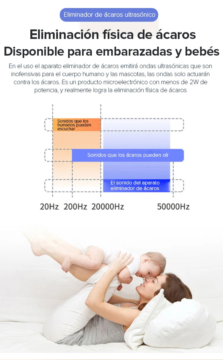 Aspiradora Inalámbrica Anti Ácaros - Con Sistema UV