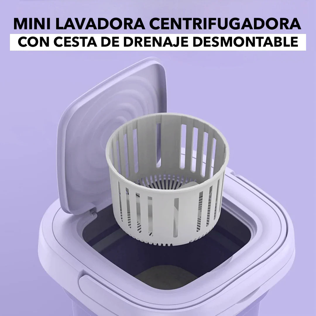 Mini Lavadora Plegable Portátil 8 Litros
