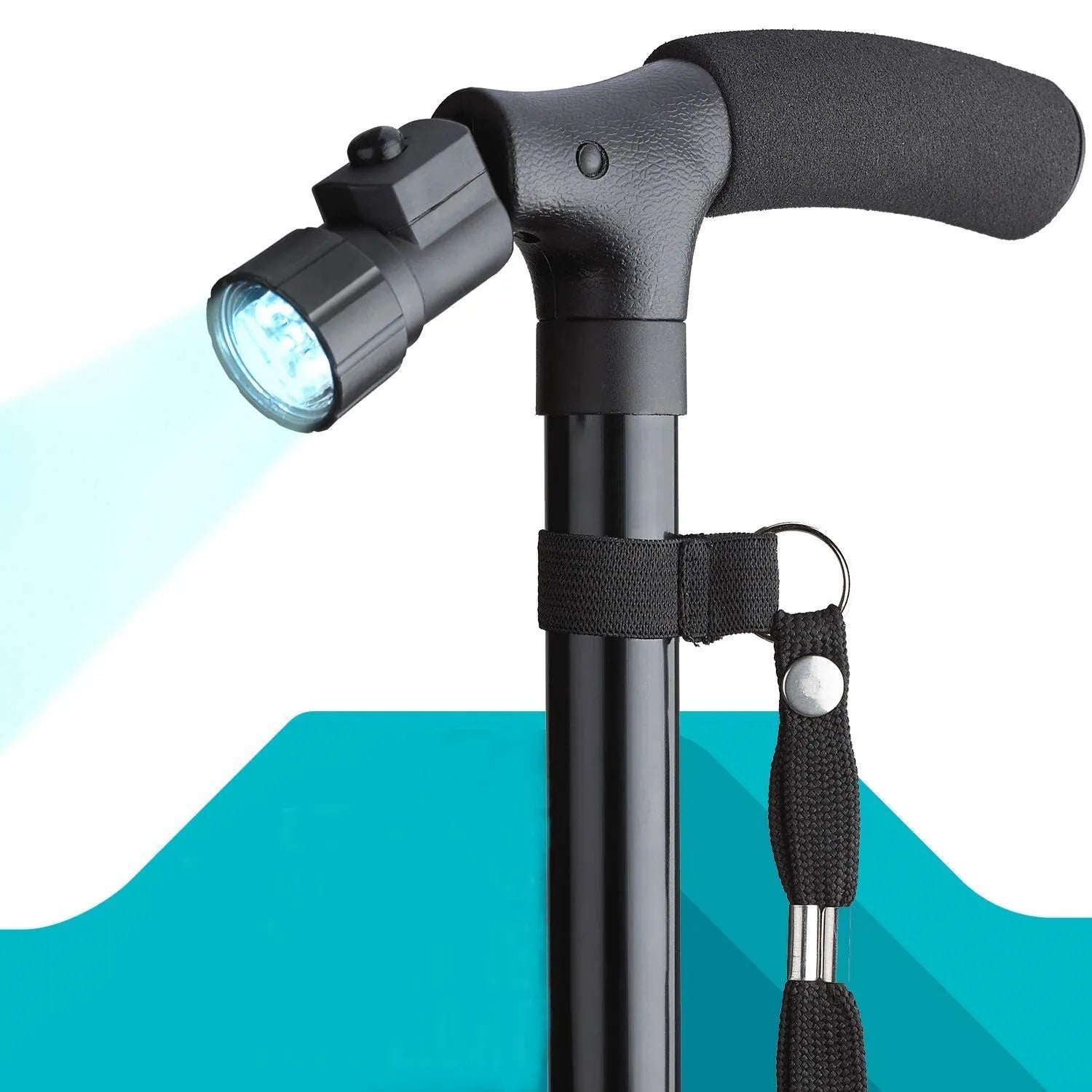 Bastón Plegable con Luz LED