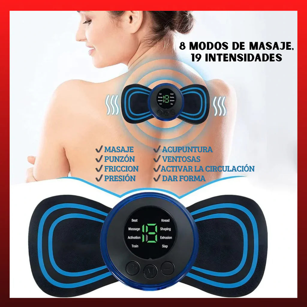 Parche Masajeador Mariposa