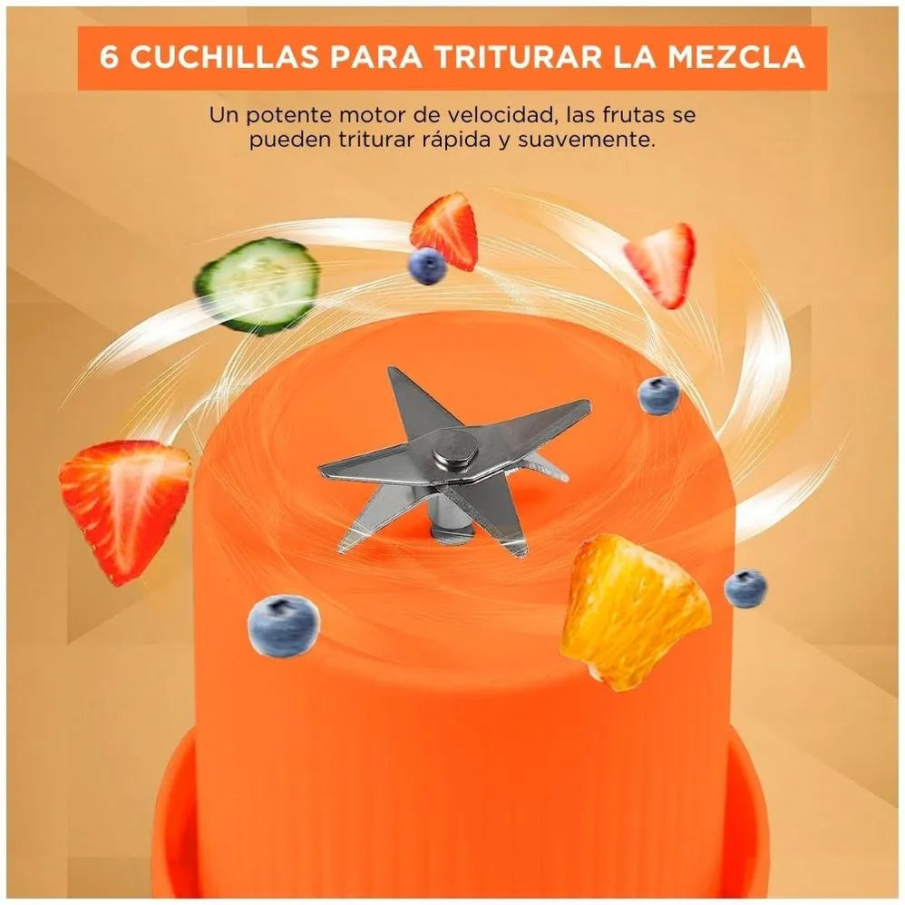 Licuadora Botella Portátil Inalámbrica