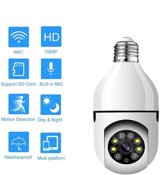 Foco Cámara WIFI 360°