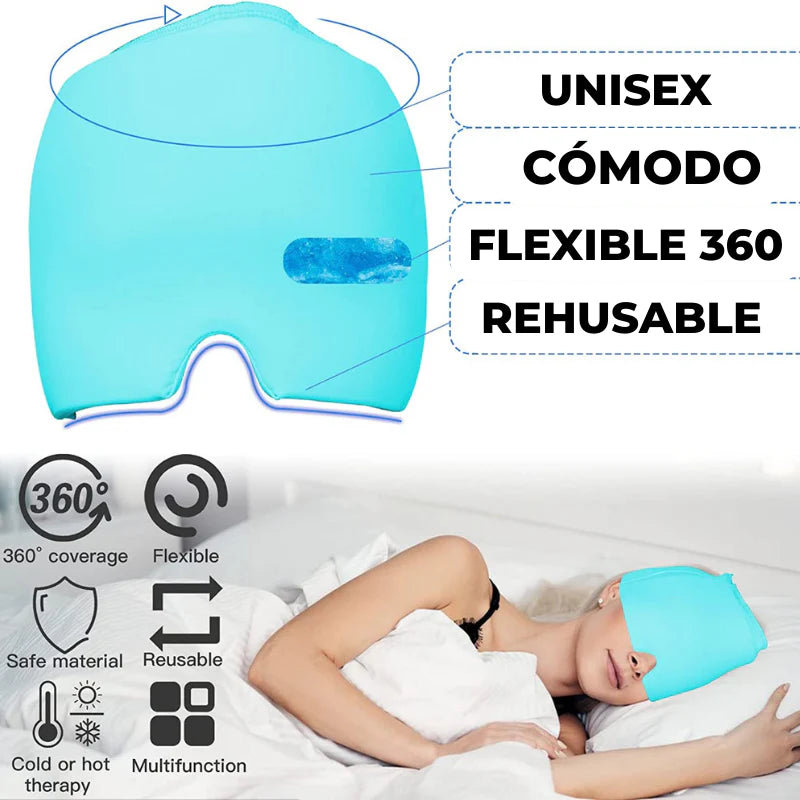 Gorro de Gel Antimigraña