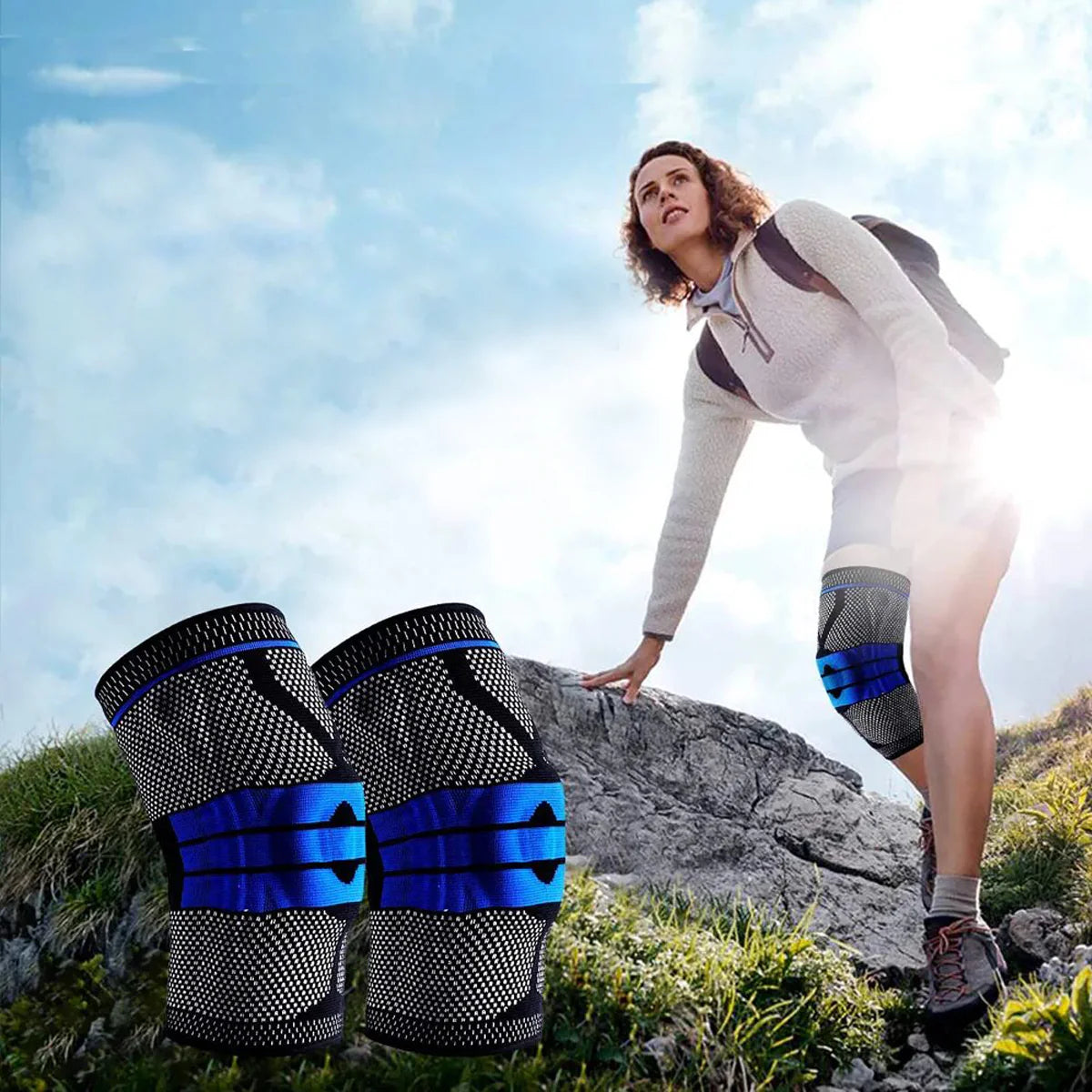 Rodillera de Amortiguación de Silicona