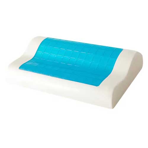 Almohada Ortopedica Cervical Viscoelástica Con Gel y Funda de fibra de Bambú