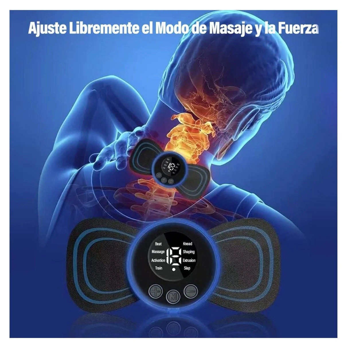 Parche Masajeador Mariposa