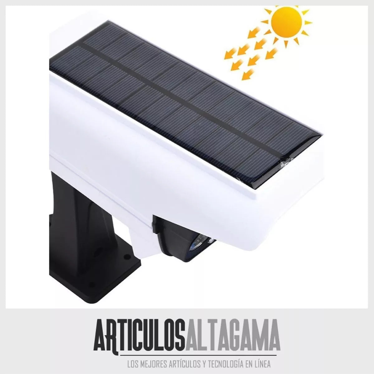 Foco Led Solar Versión Cámara