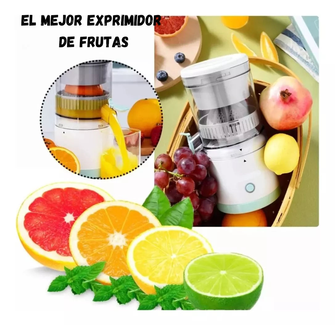Exprimidor Eléctrico Portátil de Naranja y Frutas