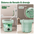 Mini Lavadora Plegable Portátil 8 Litros