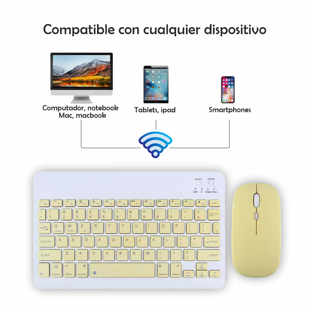 Kit Teclado y Mouse Inalambricos