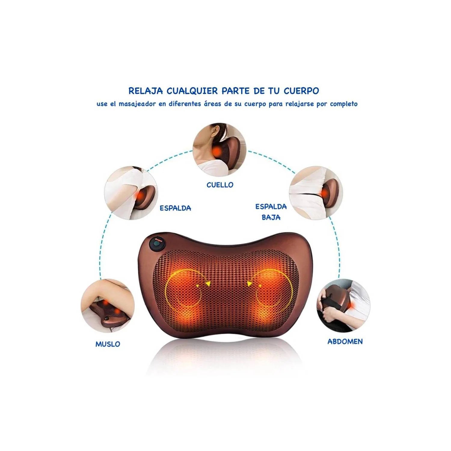 Almohada Masajeadora Multifuncional